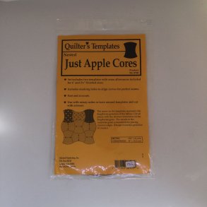 Nested Just Apple Cores, Quilter's Templates