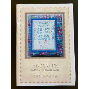 Anne-Pias A5 mappe til indlgsmaterialer