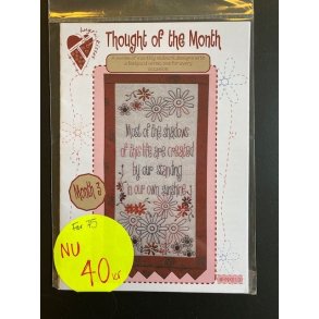 Hugs'n Kisses: Thought of the Month, Month 3