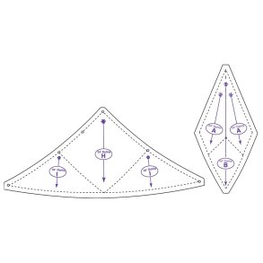 Giant Dahlia, Optional Acrylic Template Set, Marti Michell