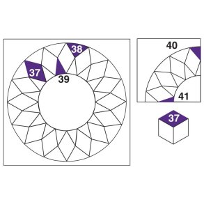 Set F, Marti Michell: Sunburst Block