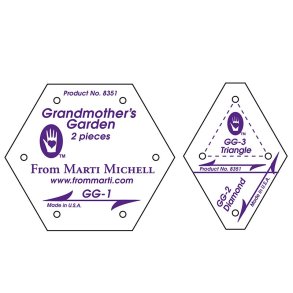 Grandmother's Garden, One-derful One-Patch Templates, Marti Michell