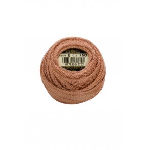 DMC Coton Perlegarn nr. 8 - ART 116 - farve 758