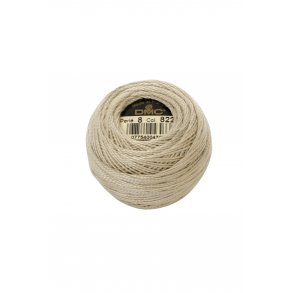 DMC Coton Perlegarn nr. 8 - ART 116 - farve 822