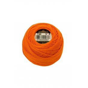 DMC Coton Perlegarn nr. 8 - ART 116 - farve 740