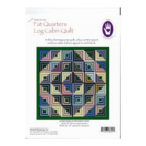 Fat Quarters Log Cabin Quilt