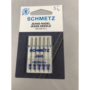 Symaskinen�le Jeans str 90-100-110/14-16-18, Schmetz