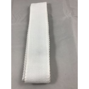 Aida bnd, hvid 50 mm bred - Permin