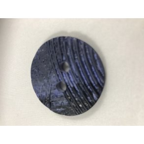 Rund Knap, gr�sort med m�nster 45 mm