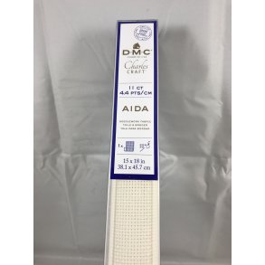 Aida ,Ecru 11 ct 4,4 pts/cm, 1 stk. 38,1x45,7 cn / 15/18 inch - DMC