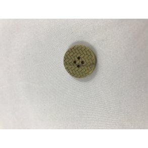 Rund Knap, Gr�nt m�nster 22 mm