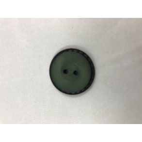 Rund Knap, sort 25 mm