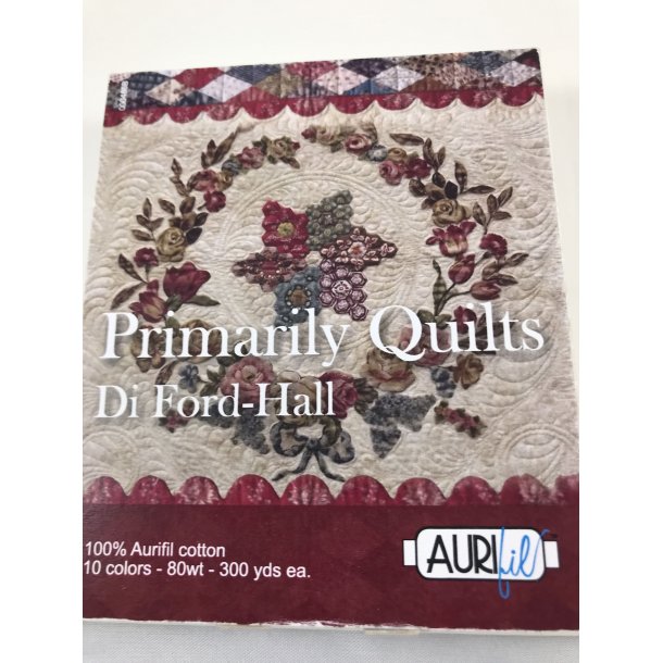 Aurifil Trdske med 10 ruller trd, "Primarily Quilts"