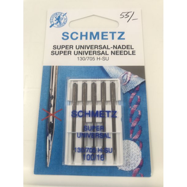 Symaskinenle super universal str 100/16, Schmetz