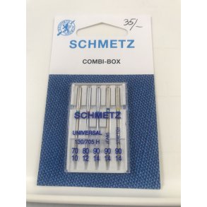 Symaskinen�le universal str 70-80-90/10-12-14, Schmetz - 5 n�le