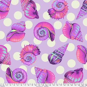 Tula Pink - Bagside - Floral Reef, Big Shelly, Ultraviolet