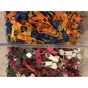 Glidere til 6 mm lynlse plastik